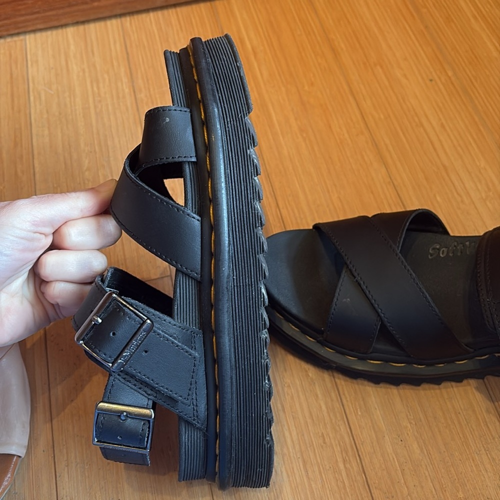 DR MARTENS Black Platform Sandals - Picture 2 of 3